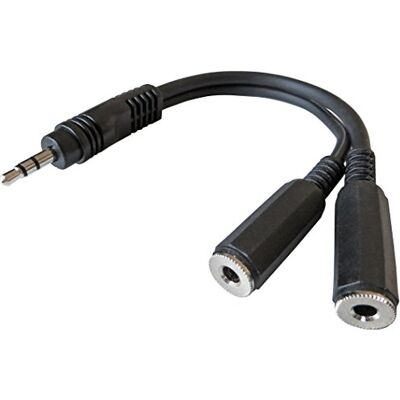 keepdrum YC003 Y-Adapter Split-Kabel 3,5mm Miniklinke 1x Stecker 2x Buchse keepdrum YC003 Y-Adapter Split-Kabel 3,5mm Miniklinke 1x Stecker 2x Buchse