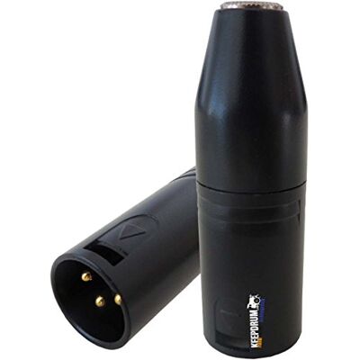 keepdrum ADP08 Adapter XLR zu Miniklinke 3,5mm Converter für Videomikrofone keepdrum ADP08 Adapter XLR zu Miniklinke 3,5mm Converter für Videomikrofone