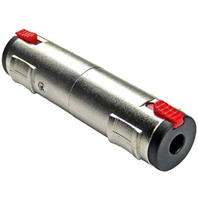 keepdrum ADA079 Klinken-Kupplung 6,35mm Buchse auf Buchse Stereo Audio-Adapter keepdrum ADA079 Klinken-Kupplung 6,35mm Buchse auf Buchse Stereo Audio-Adapter