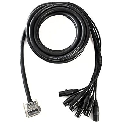 MUSIC STORE Multicore/Studio 8, DB25-XLRm 5m, Hochwertiges Multicore-Kabel, Einzeln Gewebeummantelte Aderpaare, Für Mischpulte und A/D-Wandler MUSIC STORE Multicore/Studio 8, DB25-XLRm 5m, Hochwertiges Multicore-Kabel, Einzeln Gewebeummantelte Aderpaare, Für Mischpulte und A/D-Wandler