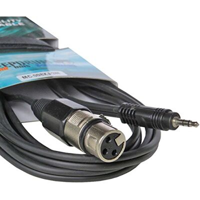 keepdrum MC-008XJ 3m Mikrofonkabel XLR Female 3,mm Klinke keepdrum MC-008XJ 3m Mikrofonkabel XLR Female 3,mm Klinke