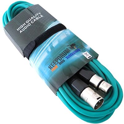 keepdrum MC-001XX GR 10m Mikrofonkabel XLR Grün 10m keepdrum MC-001XX GR 10m Mikrofonkabel XLR Grün 10m