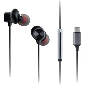 Panasonic RP-TCM225DEK USB-C-Ohrhörer, In-Ear-Ohrhörer, kabelgebundene Kopfhörer mit integriertem Mikrofon & Bedienung, kraftvoller Bass, anpassbare Passform, 1,2 m Kabel, Schwarz Panasonic RP-TCM225DEK USB-C-Ohrhörer, In-Ear-Ohrhörer, kabelgebundene Kopfhörer mit integriertem Mikrofon & Bedienung, kraftvoller Bass, anpassbare Passform, 1,2 m Kabel, Schwarz