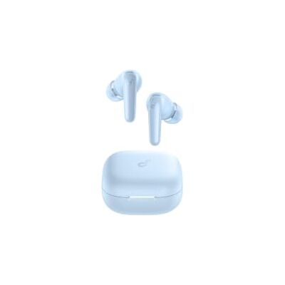 Soundcore R60i NC, 6-Mikrofone, Echtzeit-(ANC) Adaptive Geräuschunterdrückung, Hi-Res-Sound, kabellose Bluetooth-Ohrhörer, Übersetzungs-Ohrhörer, 50-Stunden-Spielzeit, Blau Soundcore R60i NC, 6-Mikrofone, Echtzeit-(ANC) Adaptive Geräuschunterdrückung, Hi-Res-Sound, kabellose Bluetooth-Ohrhörer, Übersetzungs-Ohrhörer, 50-Stunden-Spielzeit, Blau