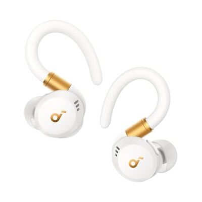 Soundcore by Anker Sport X20, kabellose Workout Kopfhörer Flexible Passform drehbare und ausziehbare Ohrhaken, tiefer Bass, IP68, 48h Play, Sport Kopfhörer Soundcore by Anker Sport X20, kabellose Workout Kopfhörer Flexible Passform drehbare und ausziehbare Ohrhaken, tiefer Bass, IP68, 48h Play, Sport Kopfhörer