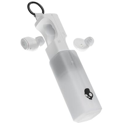 Skullcandy Dime 360 Kabellose Ohrhörer, Bluetooth-Kopfhörer, schallisolierende Passform, bis zu 28 Stunden Akkulaufzeit, Mikrofon für iPhone & Android, praktisches Clip-Case Weiß Skullcandy Dime 360 Kabellose Ohrhörer, Bluetooth-Kopfhörer, schallisolierende Passform, bis zu 28 Stunden Akkulaufzeit, Mikrofon für iPhone & Android, praktisches Clip-Case Weiß