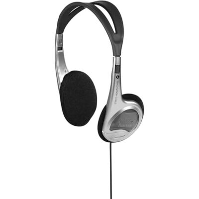 Hama HK-229 Leichtkopfhörer, On-Ear, Super Bass, 70g, Stereo, 150cm Kabel, 3,5mm Klinke, bequem, Silber Hama HK-229 Leichtkopfhörer, On-Ear, Super Bass, 70g, Stereo, 150cm Kabel, 3,5mm Klinke, bequem, Silber