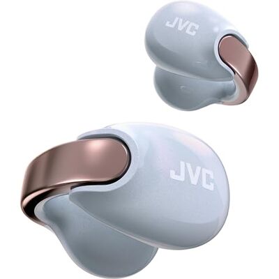 JVC Nearphones HA-NP1T-AN im Earcuff-Design – kabellose Ohrhörer in Perlmutt-Optik, bequemer Passform, Multipoint-Verbindung, Bluetooth 5.3 und bis zu 24 Std. Akkulaufzeit – Pearl Edition Eternal Blue JVC Nearphones HA-NP1T-AN im Earcuff-Design – kabellose Ohrhörer in Perlmutt-Optik, bequemer Passform, Multipoint-Verbindung, Bluetooth 5.3 und bis zu 24 Std. Akkulaufzeit – Pearl Edition Eternal Blue