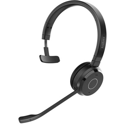Jabra Evolve 65 TE (Third Edition) Kabellose Single-Ear-Kopfhörer – Mikrofon mit Geräuschunterdrückung, 16 Stunden Akkulaufzeit, doppelte Konnektivität, MS Teams Zertifiziert, unterstützt andere Jabra Evolve 65 TE (Third Edition) Kabellose Single-Ear-Kopfhörer – Mikrofon mit Geräuschunterdrückung, 16 Stunden Akkulaufzeit, doppelte Konnektivität, MS Teams Zertifiziert, unterstützt andere