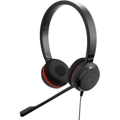 Jabra Evolve 30 II, Microsoft Teams zertifiziertes Stereo-Headset mit Anrufsteuerung, Mikrofon mit Geräuschunterdrückung, LED-Anzeigen, hervorragende Klangqualität, USB-C/A, Schwarz Jabra Evolve 30 II, Microsoft Teams zertifiziertes Stereo-Headset mit Anrufsteuerung, Mikrofon mit Geräuschunterdrückung, LED-Anzeigen, hervorragende Klangqualität, USB-C/A, Schwarz