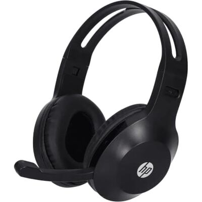 HP DHH-1601 Kabelgebundene 3,5 Kopfhörer mit Mikrofon, Schwarz HP DHH-1601 Kabelgebundene 3,5 Kopfhörer mit Mikrofon, Schwarz
