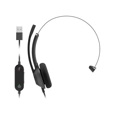 Cisco Systems Headset 321 USB, kabelgebundener Single-On-Ear-Kopfhörer, Webex Controller mit USB-A, Carbon Black, Zwei Jahre Garantie mit beschränkter Haftung (HS-W-321-C-USB) Cisco Systems Headset 321 USB, kabelgebundener Single-On-Ear-Kopfhörer, Webex Controller mit USB-A, Carbon Black, Zwei Jahre Garantie mit beschränkter Haftung (HS-W-321-C-USB)