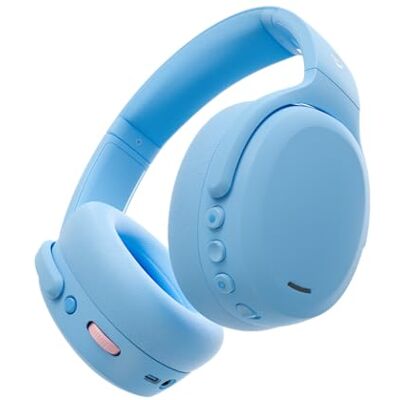 Skullcandy Crusher ANC 2 Wireless Bluetooth Over-Ear-Kopfhörer Hellblau Multisensorischem Bass, Active Noise Cancelling, 60 Stunden Akkulaufzeit Skullcandy Crusher ANC 2 Wireless Bluetooth Over-Ear-Kopfhörer Hellblau Multisensorischem Bass, Active Noise Cancelling, 60 Stunden Akkulaufzeit