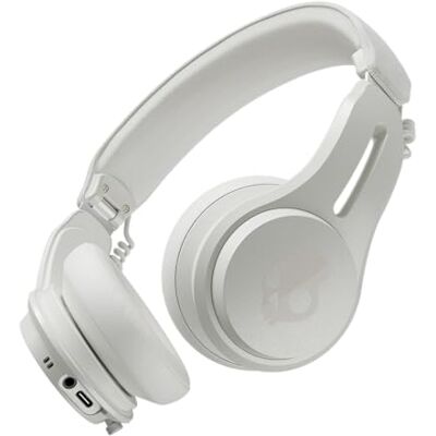 Skullcandy Icon ANC Wireless Bluetooth On-Ear-Kopfhörer, Active Noise Cancelling, 60 Stunden Akkulaufzeit, schweiß- und wasserresistent, reisetaugliches Klappdesign Weiß Skullcandy Icon ANC Wireless Bluetooth On-Ear-Kopfhörer, Active Noise Cancelling, 60 Stunden Akkulaufzeit, schweiß- und wasserresistent, reisetaugliches Klappdesign Weiß
