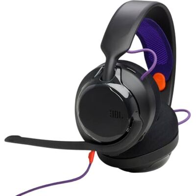 JBL Quantum 250 Kabelgebundene Over-Ear-Gaming-Kopfhörer, Quantum Spatial Sound, Mikrofon mit Geräuschunterdrückung, 3,5-mm-Kabel, kompatibel mit Apple/PC/Xbox/PlayStation/Nintendo Switch, Schwarz JBL Quantum 250 Kabelgebundene Over-Ear-Gaming-Kopfhörer, Quantum Spatial Sound, Mikrofon mit Geräuschunterdrückung, 3,5-mm-Kabel, kompatibel mit Apple/PC/Xbox/PlayStation/Nintendo Switch, Schwarz