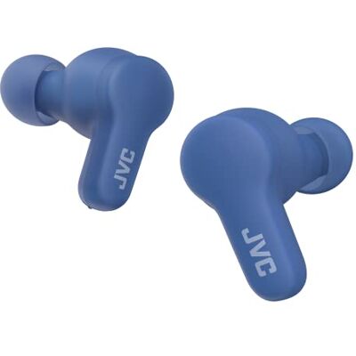 JVC HA-Z77T-A Gumy True Wireless Kopfhörer mit weichen Elastomer Ohrstöpseln, 3 Sound-Modi, Bluetooth 5.3, 24 Std. Akkulaufzeit, iPX4 Spritzwasserschutz, (Blueberry Blue) JVC HA-Z77T-A Gumy True Wireless Kopfhörer mit weichen Elastomer Ohrstöpseln, 3 Sound-Modi, Bluetooth 5.3, 24 Std. Akkulaufzeit, iPX4 Spritzwasserschutz, (Blueberry Blue)