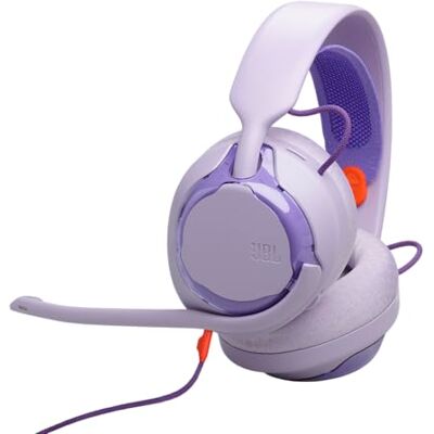 JBL Quantum 250 Kabelgebundene Over-Ear-Gaming-Kopfhörer, Lila JBL Quantum 250 Kabelgebundene Over-Ear-Gaming-Kopfhörer, Lila