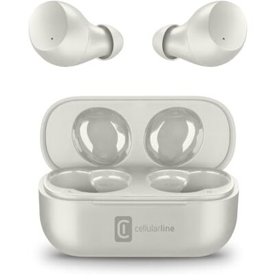 Cellular Line – Wink – Universal – Bluetooth 5.0 HiFi-Stereo-Ohrhörer mit Ladeetui – Gesamtautonomie von 25 Stunden – 2 Stunden Ladezeit – 10 Meter Reichweite – Grau Cellular Line – Wink – Universal – Bluetooth 5.0 HiFi-Stereo-Ohrhörer mit Ladeetui – Gesamtautonomie von 25 Stunden – 2 Stunden Ladezeit – 10 Meter Reichweite – Grau