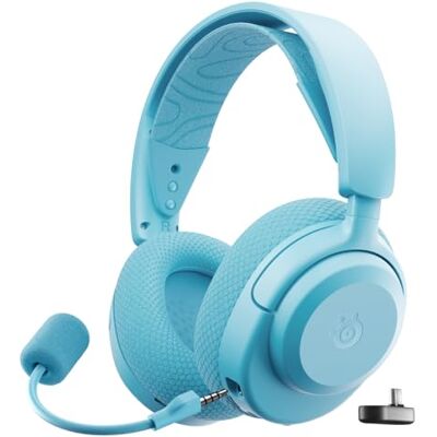 SteelSeries Arctis Nova 3X Wireless Gaming-Headset – App-Steuerung – 40 Std. Akku – Neodym-Magnet-Treiber – 2,4 GHz/Bluetooth – Abnehmbares Mikrofon – Xbox, PS5, PC, Switch, Mobilgeräte Aqua SteelSeries Arctis Nova 3X Wireless Gaming-Headset – App-Steuerung – 40 Std. Akku – Neodym-Magnet-Treiber – 2,4 GHz/Bluetooth – Abnehmbares Mikrofon – Xbox, PS5, PC, Switch, Mobilgeräte Aqua