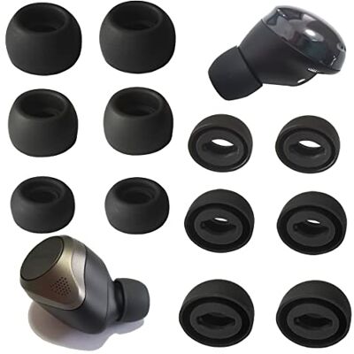 Mijusun Ersatz-Ohrstöpsel für Jabra Elite 85t/Galaxy Buds Pro Ohrstöpsel für Elite 85t/Galaxy Buds Pro Earbuds 6 Paar LMS Schwarz Mijusun Ersatz-Ohrstöpsel für Jabra Elite 85t/Galaxy Buds Pro Ohrstöpsel für Elite 85t/Galaxy Buds Pro Earbuds 6 Paar LMS Schwarz