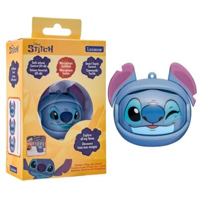 Lexibook , Disney Stitch In-Ear Bluetooth-Ohrhörer, Roll-Case, HPBT06DLXB Disney Stitch Ohrhörer mit LED-Anzeigen, Touch-Bedienung, Mikrofon, USB-C-Ladefunktion und 3-4 Std. Hörzeit Lexibook , Disney Stitch In-Ear Bluetooth-Ohrhörer, Roll-Case, HPBT06DLXB Disney Stitch Ohrhörer mit LED-Anzeigen, Touch-Bedienung, Mikrofon, USB-C-Ladefunktion und 3-4 Std. Hörzeit