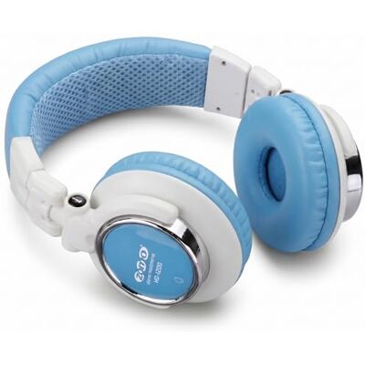 Zomo HD-1200 DJ Over Ear Kopfhörer mit Kabel, Blau/Weiß, einseitige Kabelführung, geschlossen, Studiokopfhörer, 3 m Spiralkabel, faltbar, 110 dB, 3–30000 Hz Zomo HD-1200 DJ Over Ear Kopfhörer mit Kabel, Blau/Weiß, einseitige Kabelführung, geschlossen, Studiokopfhörer, 3 m Spiralkabel, faltbar, 110 dB, 3–30000 Hz