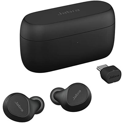 Jabra Evolve2 Buds True Wireless In-Ear-Bluetooth mit aktiver Geräuschunterdrückung (ANC) und MultiSensor Voice-Technologie – zur Nutzung mit Online-Meeting-Apps zertifiziert – Schwarz Jabra Evolve2 Buds True Wireless In-Ear-Bluetooth mit aktiver Geräuschunterdrückung (ANC) und MultiSensor Voice-Technologie – zur Nutzung mit Online-Meeting-Apps zertifiziert – Schwarz