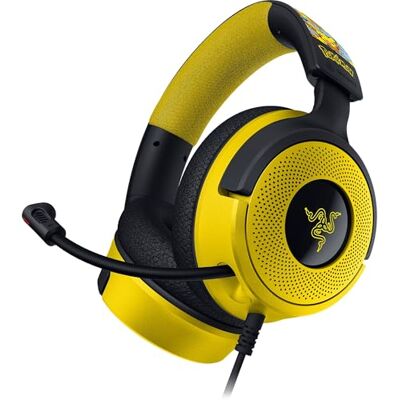 Razer Kraken V4 X Pokémon Edition Kabelgebundenes USB-Gaming-Headset Triforce 40mm-Treiber ausziehbares Nierenmikrofon Surround Sound Chroma RGB PC & Konsole über USB-C Pokémon Kanto Razer Kraken V4 X Pokémon Edition Kabelgebundenes USB-Gaming-Headset Triforce 40mm-Treiber ausziehbares Nierenmikrofon Surround Sound Chroma RGB PC & Konsole über USB-C Pokémon Kanto