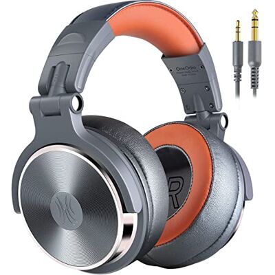 OneOdio Over Ear Kopfhörer mit Kabel, HiFi Studiokopfhörer mit Hi-Res, 50mm Treiber, Share-Port, Große Ohrmuscheln, 6,35 & 3,5mm Klinke, Geschlossene DJ Headphones für Podcast, Handy, PC (Pro 50) OneOdio Over Ear Kopfhörer mit Kabel, HiFi Studiokopfhörer mit Hi-Res, 50mm Treiber, Share-Port, Große Ohrmuscheln, 6,35 & 3,5mm Klinke, Geschlossene DJ Headphones für Podcast, Handy, PC (Pro 50)