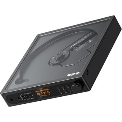 FiiO DM15 Tragbarer Stereo-CD-Player mit echtem 24-Bit-R2R-DAC, 1150 mW + 1150 mW Hochleistungsausgang, aptX adaptiver Bluetooth-Sender, 24 Soundvoreinstellungen, USB/CD HiFi Audio, HD-Display FiiO DM15 Tragbarer Stereo-CD-Player mit echtem 24-Bit-R2R-DAC, 1150 mW + 1150 mW Hochleistungsausgang, aptX adaptiver Bluetooth-Sender, 24 Soundvoreinstellungen, USB/CD HiFi Audio, HD-Display