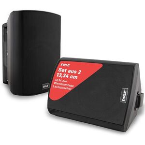 Pyle Musikbox Bluetooth Outdoor Lautsprecher Box Wasserdicht – Marine Speaker Outdoor & Indoor – Box 2-Wege für Außen & Innen, Wand & Theater, Schwarz Pyle Musikbox Bluetooth Outdoor Lautsprecher Box Wasserdicht – Marine Speaker Outdoor & Indoor – Box 2-Wege für Außen & Innen, Wand & Theater, Schwarz