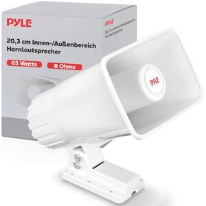 Pyle Hochtöner, Outdoor Lautsprecher, PA Lautsprecher mit 8Ohm Impedanz, Hornlautsprecher 65Watt Spitzenleistung, Inkl. Montagesupport & Zubehör Pyle Hochtöner, Outdoor Lautsprecher, PA Lautsprecher mit 8Ohm Impedanz, Hornlautsprecher 65Watt Spitzenleistung, Inkl. Montagesupport & Zubehör