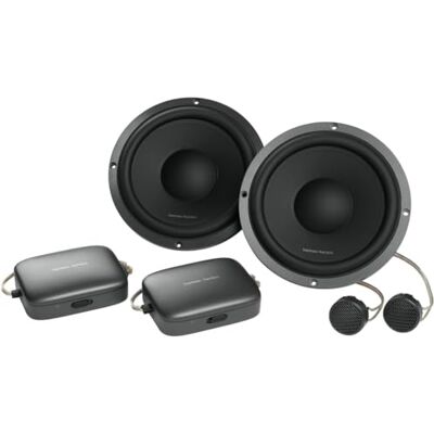 Harman/Kardon Flow 600CF 2-Wege Komponentenlautsprecher 165mm 120W RMS 6,5-Zoll-Set mit Plus One Woofer, Seidenkalotten-Hochtöner & externer Frequenzweiche – 4 Ohm, 91 dB, 360W Peak Harman/Kardon Flow 600CF 2-Wege Komponentenlautsprecher 165mm 120W RMS 6,5-Zoll-Set mit Plus One Woofer, Seidenkalotten-Hochtöner & externer Frequenzweiche – 4 Ohm, 91 dB, 360W Peak