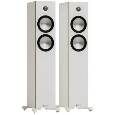 Monitor Audio Bronze 300 7G Standlautsprecher, Dual 6-Zoll-Treiber, für Heimkino, 2-K-Audio, Gaming und Wohnzimmerunterhaltung, Weiß (Paar) Monitor Audio Bronze 300 7G Standlautsprecher, Dual 6-Zoll-Treiber, für Heimkino, 2-K-Audio, Gaming und Wohnzimmerunterhaltung, Weiß (Paar)