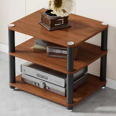 Whsmke Mehrstufiger Verstärkerständer Für Das Heimkino Im Wohnzimmer AV-Geräteregal Für Projektor-Lautsprecher-Audio, Stabiler Stereo-Komponentenhalter(BrownA,60*40*56cm/3Tier) Whsmke Mehrstufiger Verstärkerständer Für Das Heimkino Im Wohnzimmer AV-Geräteregal Für Projektor-Lautsprecher-Audio, Stabiler Stereo-Komponentenhalter(BrownA,60*40*56cm/3Tier)