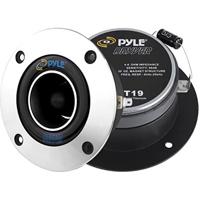 Pyle -Pro PDBT19 Horn Bullet Hochtöner (9,5 cm, Aluminium), 600W Pyle -Pro PDBT19 Horn Bullet Hochtöner (9,5 cm, Aluminium), 600W