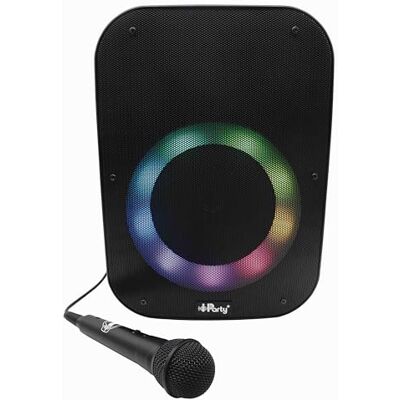 Lexibook , iParty Bluetooth-Lautsprecher, K8210LXB Mikrofon inklusive, Lichteffekte, wiederaufladbarer Akku Lexibook , iParty Bluetooth-Lautsprecher, K8210LXB Mikrofon inklusive, Lichteffekte, wiederaufladbarer Akku