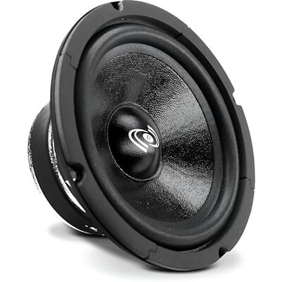 Pyle PDMR6 Auto-Audio-Lautsprecher, 16,5 cm, Mitteltöner, 300 Watt, hochleistungsfähige, versiegelte Rückseite, Mitteltöner-System mit Papierbeschichtung, 200–5 kHz, 93 dB, 8 Ohm, 850 g Magnet, 2,5 cm Pyle PDMR6 Auto-Audio-Lautsprecher, 16,5 cm, Mitteltöner, 300 Watt, hochleistungsfähige, versiegelte Rückseite, Mitteltöner-System mit Papierbeschichtung, 200–5 kHz, 93 dB, 8 Ohm, 850 g Magnet, 2,5 cm