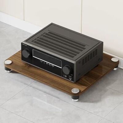 Whsmke Mehrstufiger Verstärkerständer Für Das Heimkino Im Wohnzimmer AV-Geräteregal Für Projektor-Lautsprecher-Audio, Stabiler Stereo-Komponentenhalter(BrownB,60*40*8cm/1Tier) Whsmke Mehrstufiger Verstärkerständer Für Das Heimkino Im Wohnzimmer AV-Geräteregal Für Projektor-Lautsprecher-Audio, Stabiler Stereo-Komponentenhalter(BrownB,60*40*8cm/1Tier)