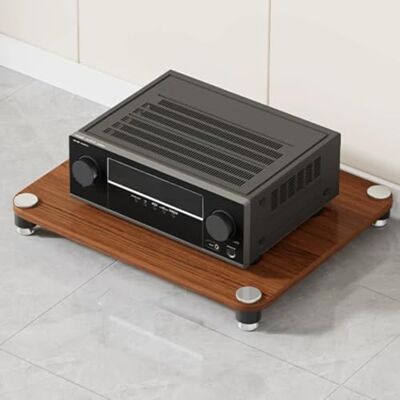 Whsmke Mehrstufiger Verstärkerständer Für Das Heimkino Im Wohnzimmer AV-Geräteregal Für Projektor-Lautsprecher-Audio, Stabiler Stereo-Komponentenhalter(BrownA,60*40*8cm/1Tier) Whsmke Mehrstufiger Verstärkerständer Für Das Heimkino Im Wohnzimmer AV-Geräteregal Für Projektor-Lautsprecher-Audio, Stabiler Stereo-Komponentenhalter(BrownA,60*40*8cm/1Tier)