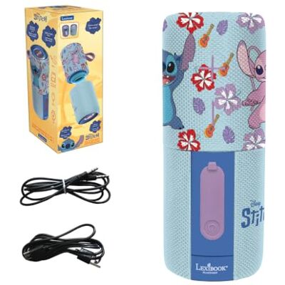Lexibook , Stitch, 2-in-1 Bluetooth-Lautsprecher, blau, BTPDUO2DLXB Kabelloser tragbarer Lautsprecher Lexibook , Stitch, 2-in-1 Bluetooth-Lautsprecher, blau, BTPDUO2DLXB Kabelloser tragbarer Lautsprecher