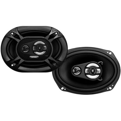 Sound Storm SSL EX369 6x9 300W 3-Wege-Stereo-Lautsprecher mit 4 Ohm Impedanz-Paar, Poly-Injection Woofer-Kegel und Gummisicke, schwarz Sound Storm SSL EX369 6x9 300W 3-Wege-Stereo-Lautsprecher mit 4 Ohm Impedanz-Paar, Poly-Injection Woofer-Kegel und Gummisicke, schwarz