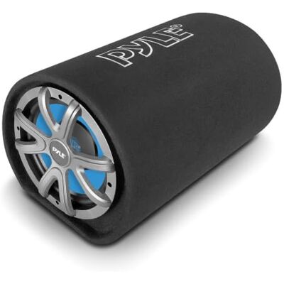Pyle 20 cm Auto-Subwoofer-Röhre, 400 W Bass-Lautsprecher mit 50 mm Aluminium-Schwingspule, kompaktes Teppichgehäuse, tiefer Bass, 4 Ohm, ideal für Auto-Audio-Soundsystem, Schwarz Pyle 20 cm Auto-Subwoofer-Röhre, 400 W Bass-Lautsprecher mit 50 mm Aluminium-Schwingspule, kompaktes Teppichgehäuse, tiefer Bass, 4 Ohm, ideal für Auto-Audio-Soundsystem, Schwarz