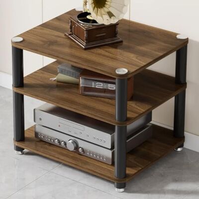 Whsmke Mehrstufiger Verstärkerständer Für Das Heimkino Im Wohnzimmer AV-Geräteregal Für Projektor-Lautsprecher-Audio, Stabiler Stereo-Komponentenhalter(BrownB,60*40*56cm/3Tier) Whsmke Mehrstufiger Verstärkerständer Für Das Heimkino Im Wohnzimmer AV-Geräteregal Für Projektor-Lautsprecher-Audio, Stabiler Stereo-Komponentenhalter(BrownB,60*40*56cm/3Tier)