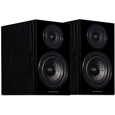 Wharfedale Diamond 12.2 Paar Passive Regallautsprecher, Schwarz Wharfedale Diamond 12.2 Paar Passive Regallautsprecher, Schwarz
