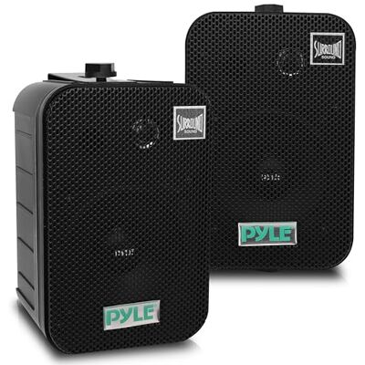 Pyle Outdoor Lautsprecher, Außen-Lautsprecher, 200W- Speaker, Wasserdicht, Musikbox- 2er Set, Indoor/Outdoor, für Patio, Garten,Deck, Boot, Terrasse, Restaurant, Leicht Montierbar Pyle Outdoor Lautsprecher, Außen-Lautsprecher, 200W- Speaker, Wasserdicht, Musikbox- 2er Set, Indoor/Outdoor, für Patio, Garten,Deck, Boot, Terrasse, Restaurant, Leicht Montierbar