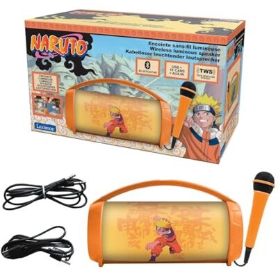 Lexibook , Naruto, Karaoke-Lautsprecher, BTP585NAZ Stereo-Klang, Mikro, USB- & SD-Anschlüsse, Akku, Tragegriff Lexibook , Naruto, Karaoke-Lautsprecher, BTP585NAZ Stereo-Klang, Mikro, USB- & SD-Anschlüsse, Akku, Tragegriff
