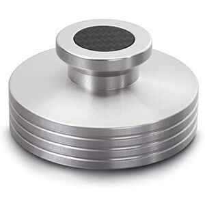 Dynavox Plattenspieler-Stabilizer PST330, Auflagegewicht für Plattenspieler aus Aluminium, Gewicht 330 g, mit Carbonauflagefläche und Inlay, Silber Dynavox Plattenspieler-Stabilizer PST330, Auflagegewicht für Plattenspieler aus Aluminium, Gewicht 330 g, mit Carbonauflagefläche und Inlay, Silber