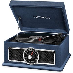 Victrola Plaza 4-in-1 Bluetooth Plattenspieler Music Center VTA-810-BLU-EU Victrola Plaza 4-in-1 Bluetooth Plattenspieler Music Center VTA-810-BLU-EU