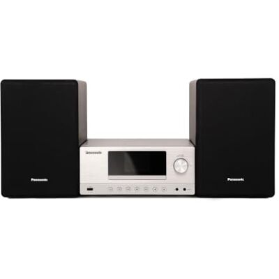 Panasonic SC-PMX110 Premium Mikro-System, 180W Stereo-Sound, CD-Player DAB+, UKW und Internetradio, Bluetooth, Spotify Connect, USB, Silber Panasonic SC-PMX110 Premium Mikro-System, 180W Stereo-Sound, CD-Player DAB+, UKW und Internetradio, Bluetooth, Spotify Connect, USB, Silber